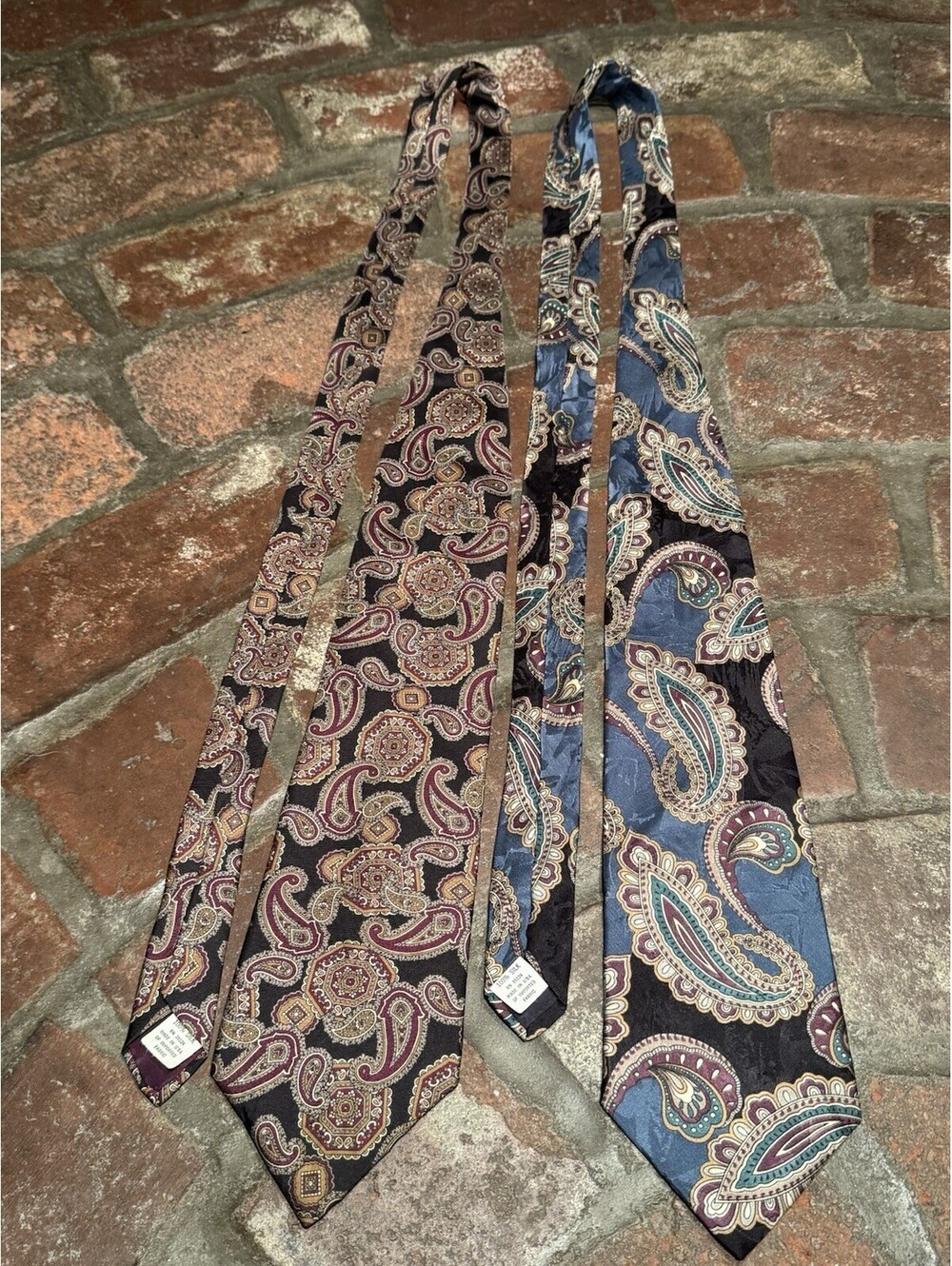 2 VTG Hanover St. Men’s Neckties 100% Silk